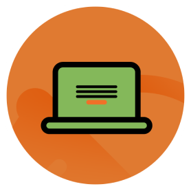 komputer z formularzem